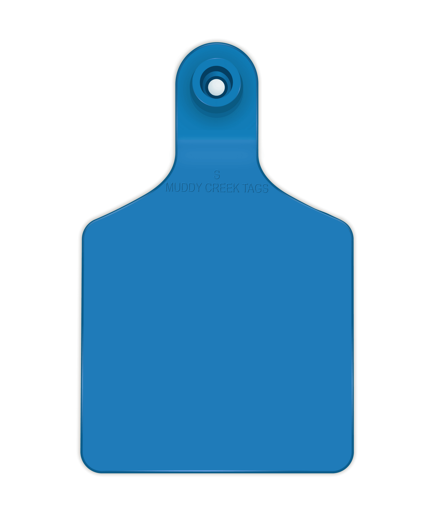 Small Ear Tag - Blue - Inverse Marking – Muddy Creek Tags