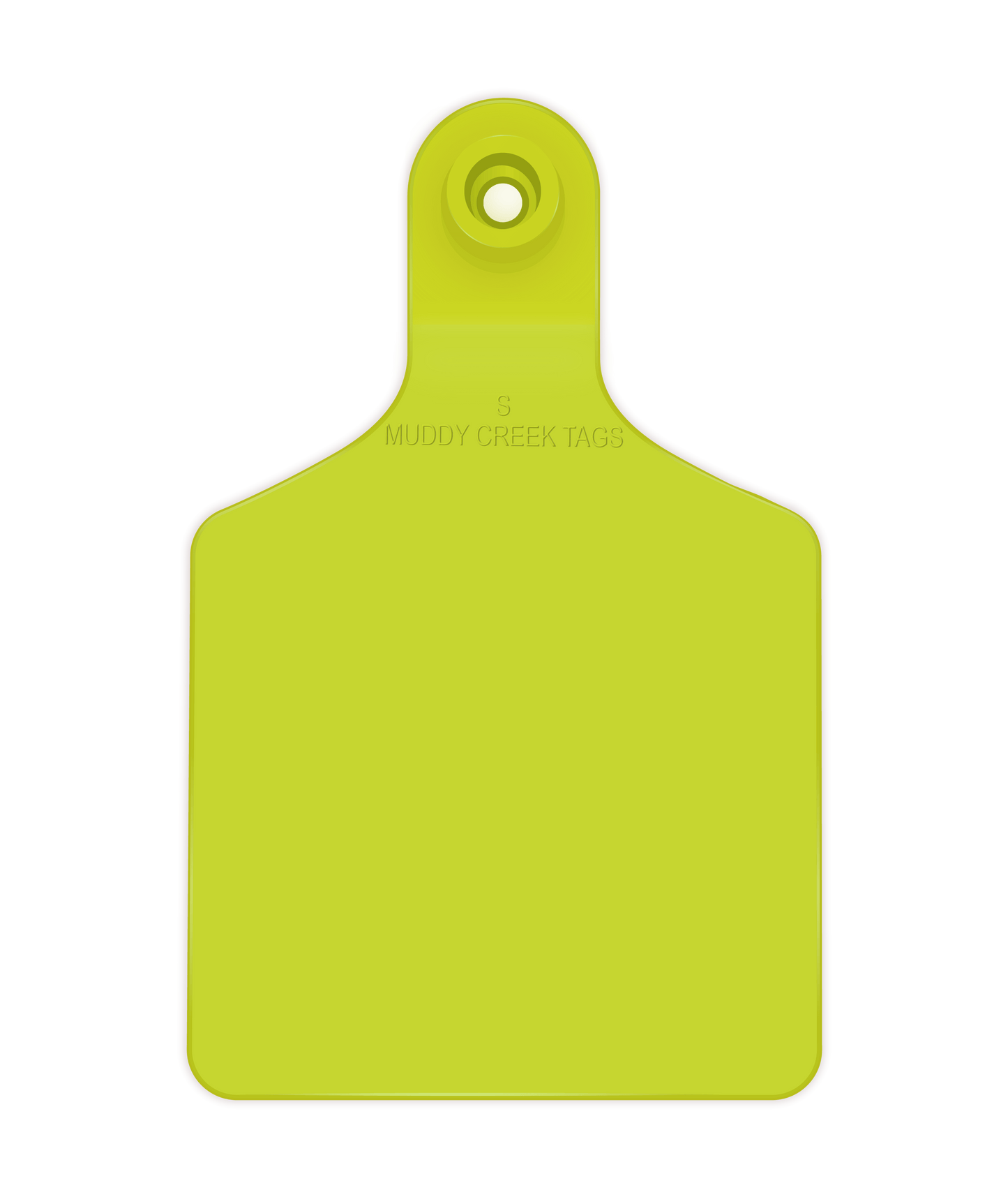 Small Ear Tag - High Visibility Yellow