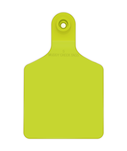 Small Ear Tag - High Visibility Yellow