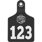 Small Ear Tag - White - Inverse Marking