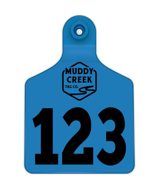Large Ear Tag - Blue