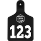 Small Ear Tag - Black