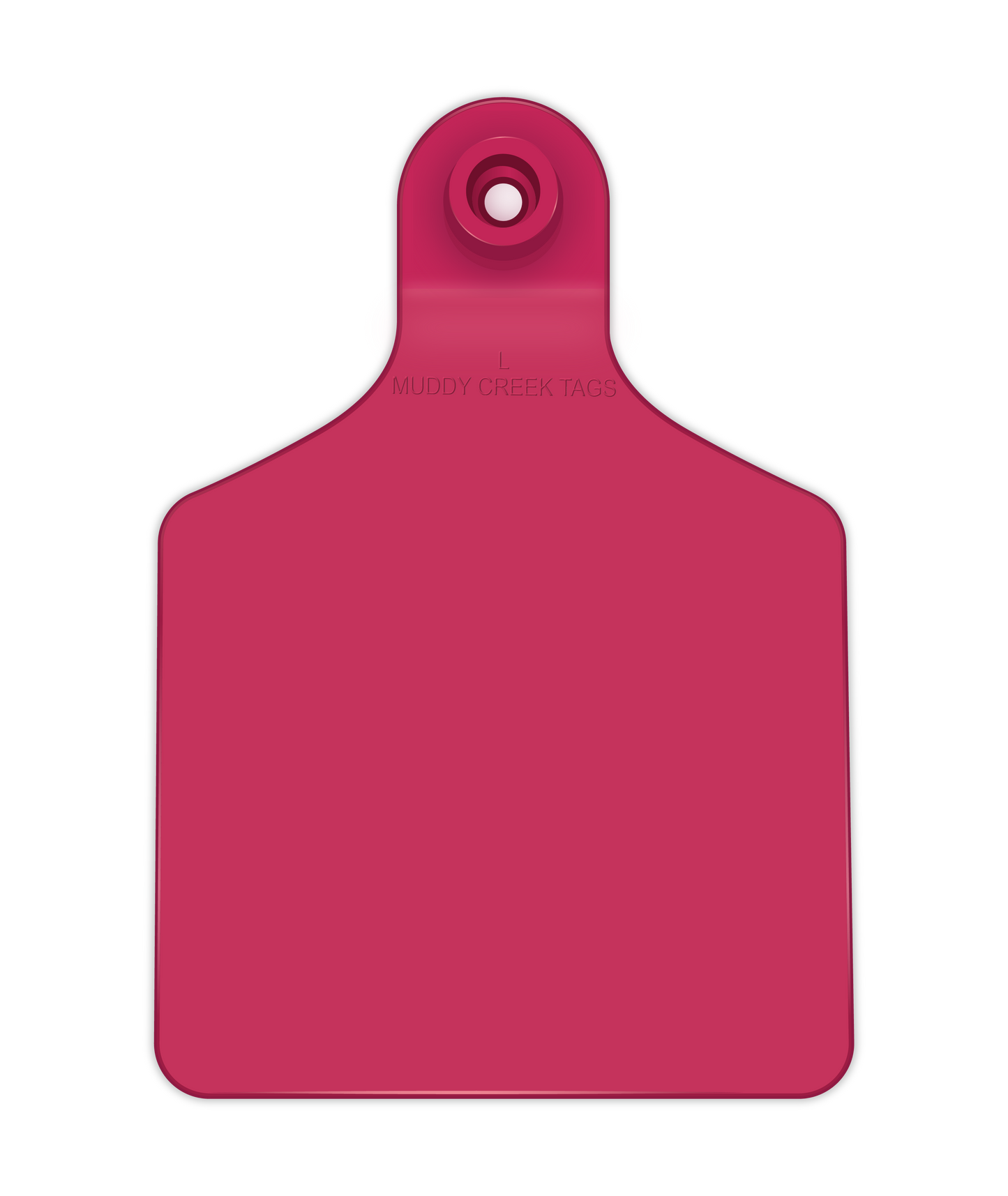 Large Ear Tag - Pink – Muddy Creek Tags